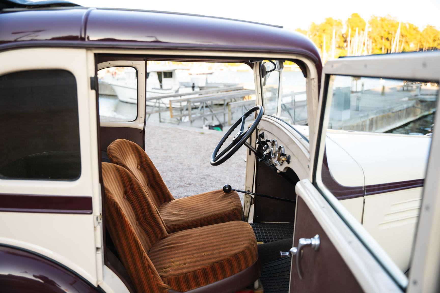 Innenraumfoto von 1938 American Bantam Model 30 Coupé