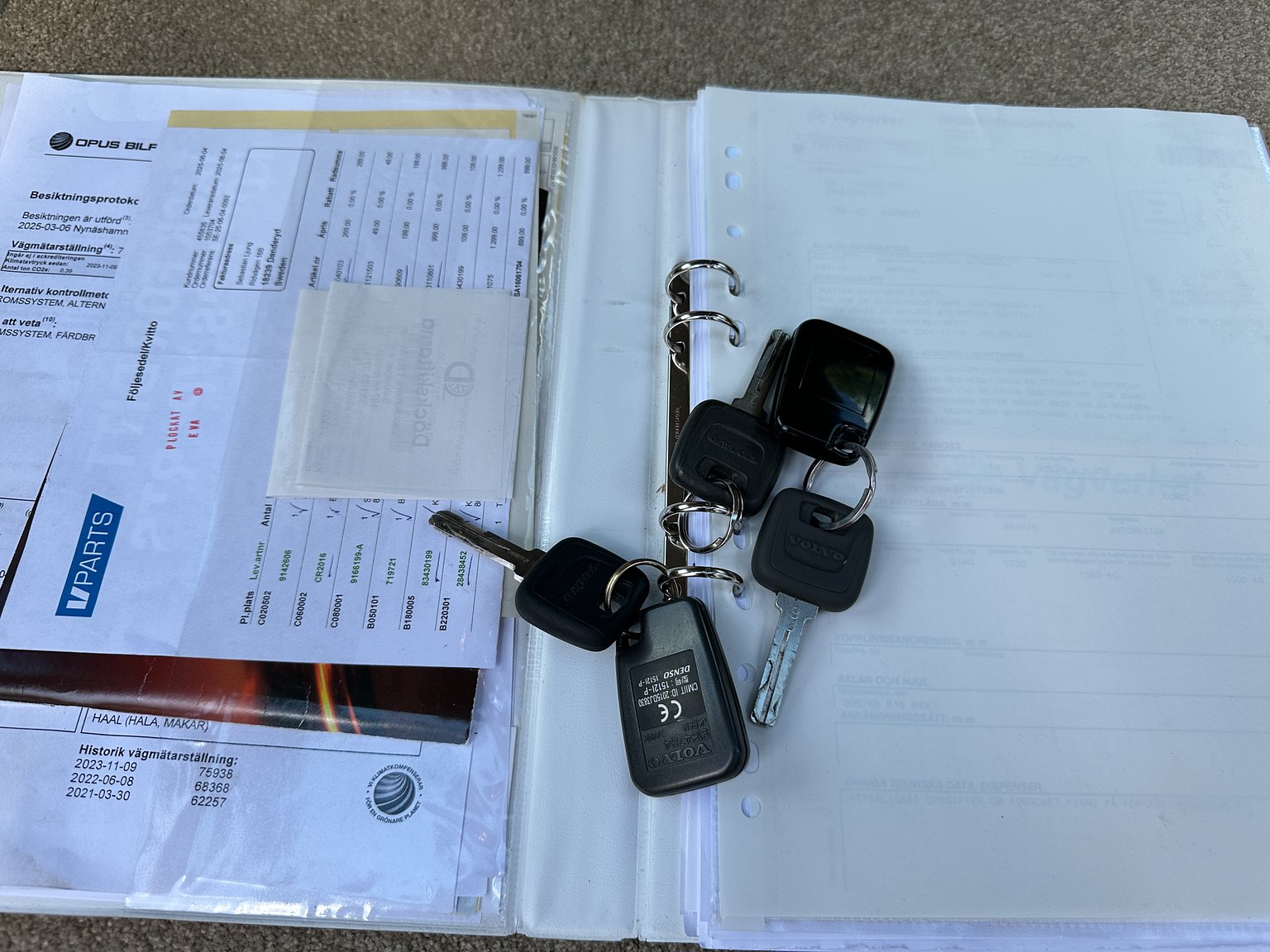 Dokumentation för 2000 Volvo V70 XC 2.4 T AWD 