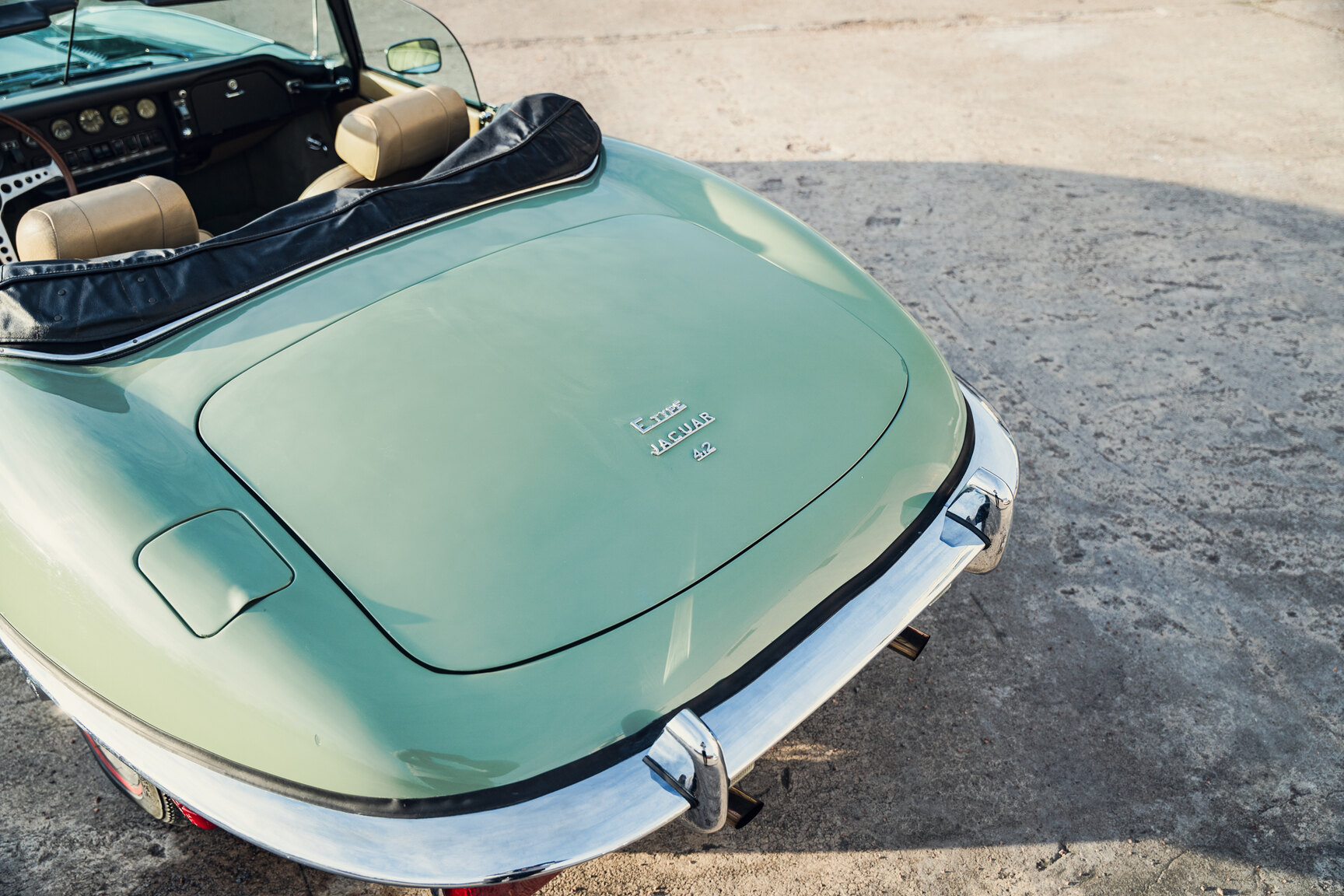 Exteriörbild på 1970 Jaguar E-Type Roadster