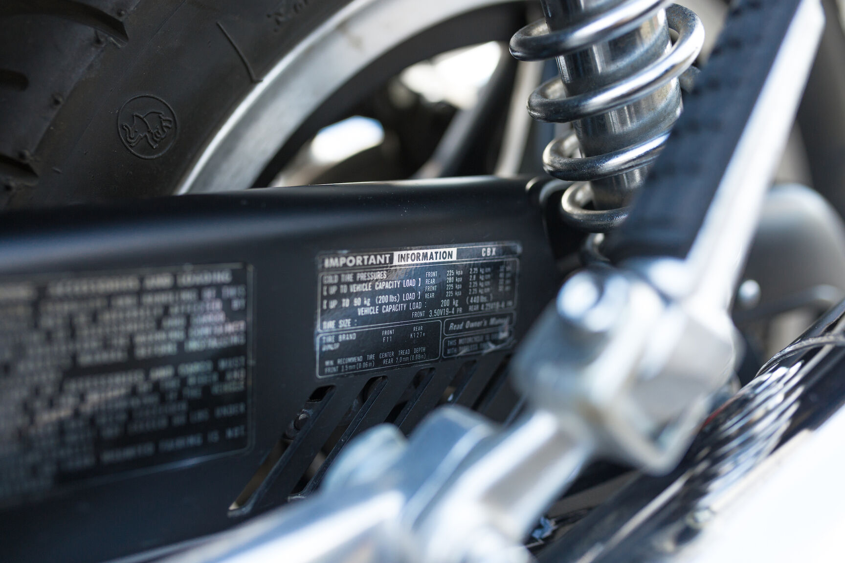1980 Honda CBX 1000, Mekanik