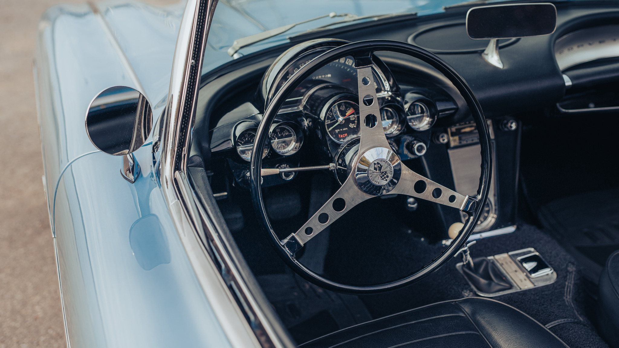 Interiörbild 1959 Chevrolet Corvette 1959