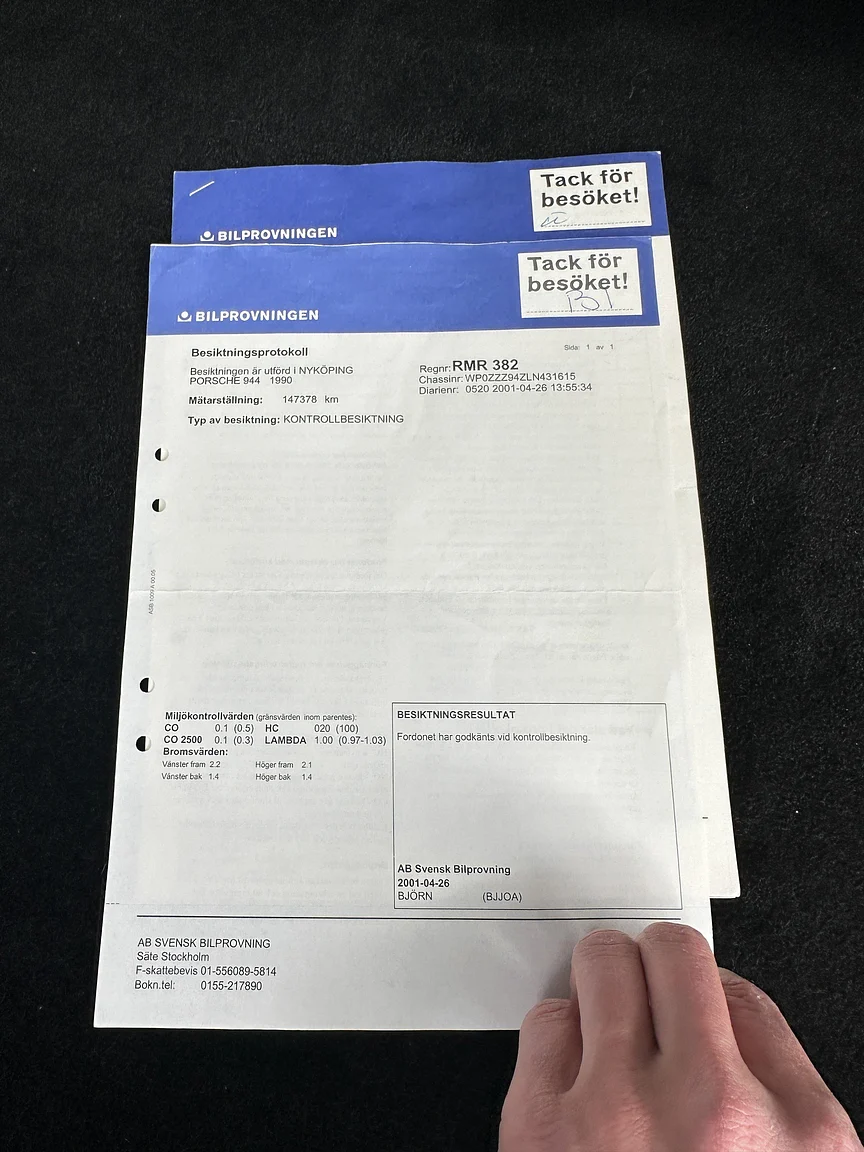 Dokumentation, 1990 Porsche 944 S2 Cabriolet  (22)