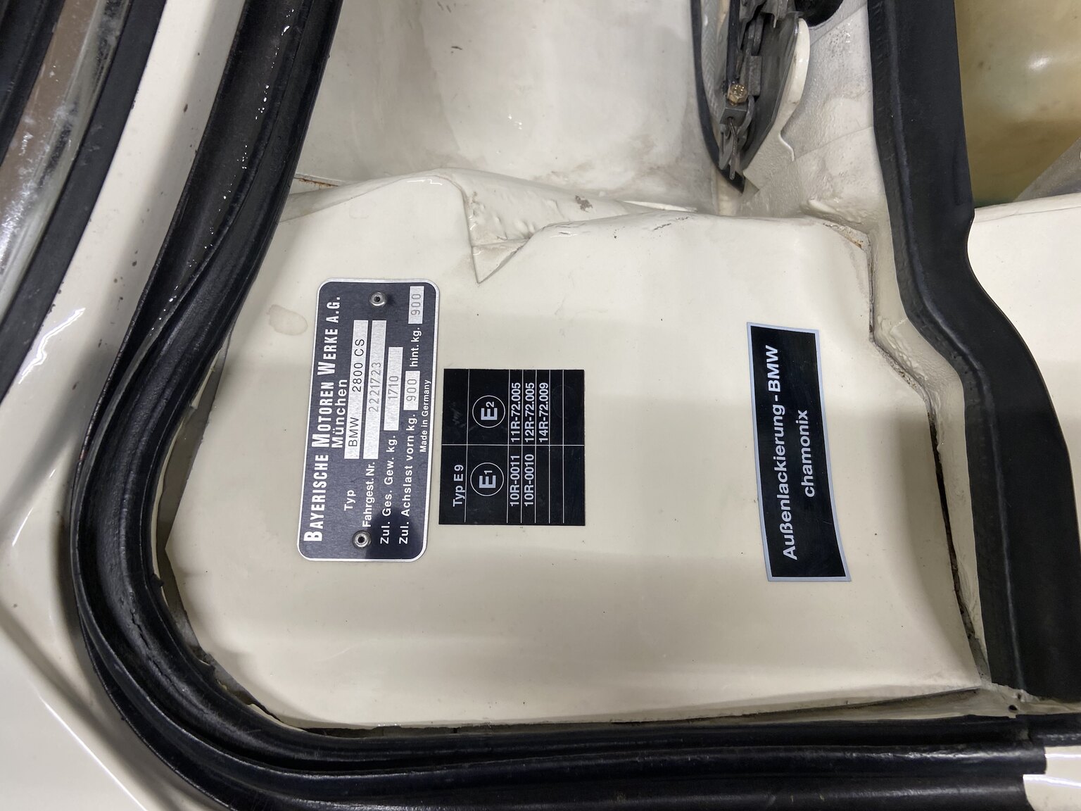 Image of 1971 BMW 2800 CS mechanics