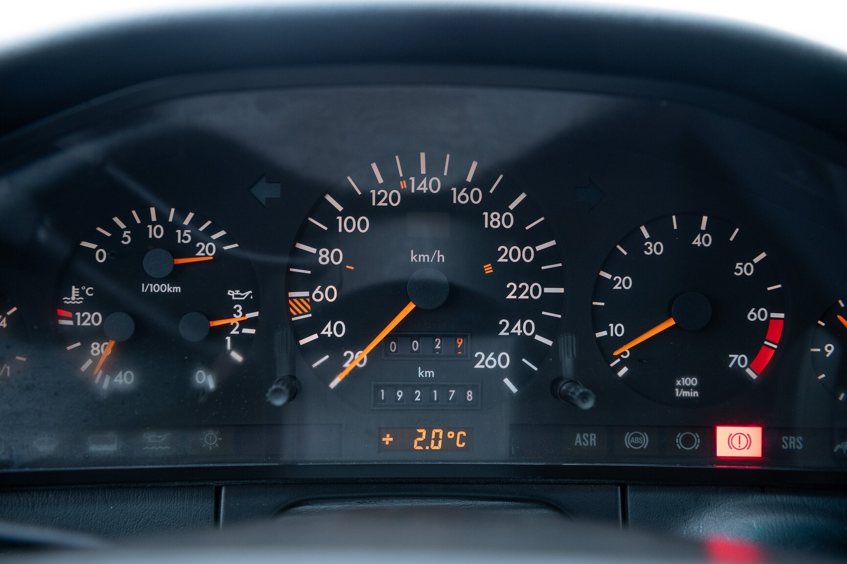Interiörbild 1992 Mercedes-Benz 500 SE