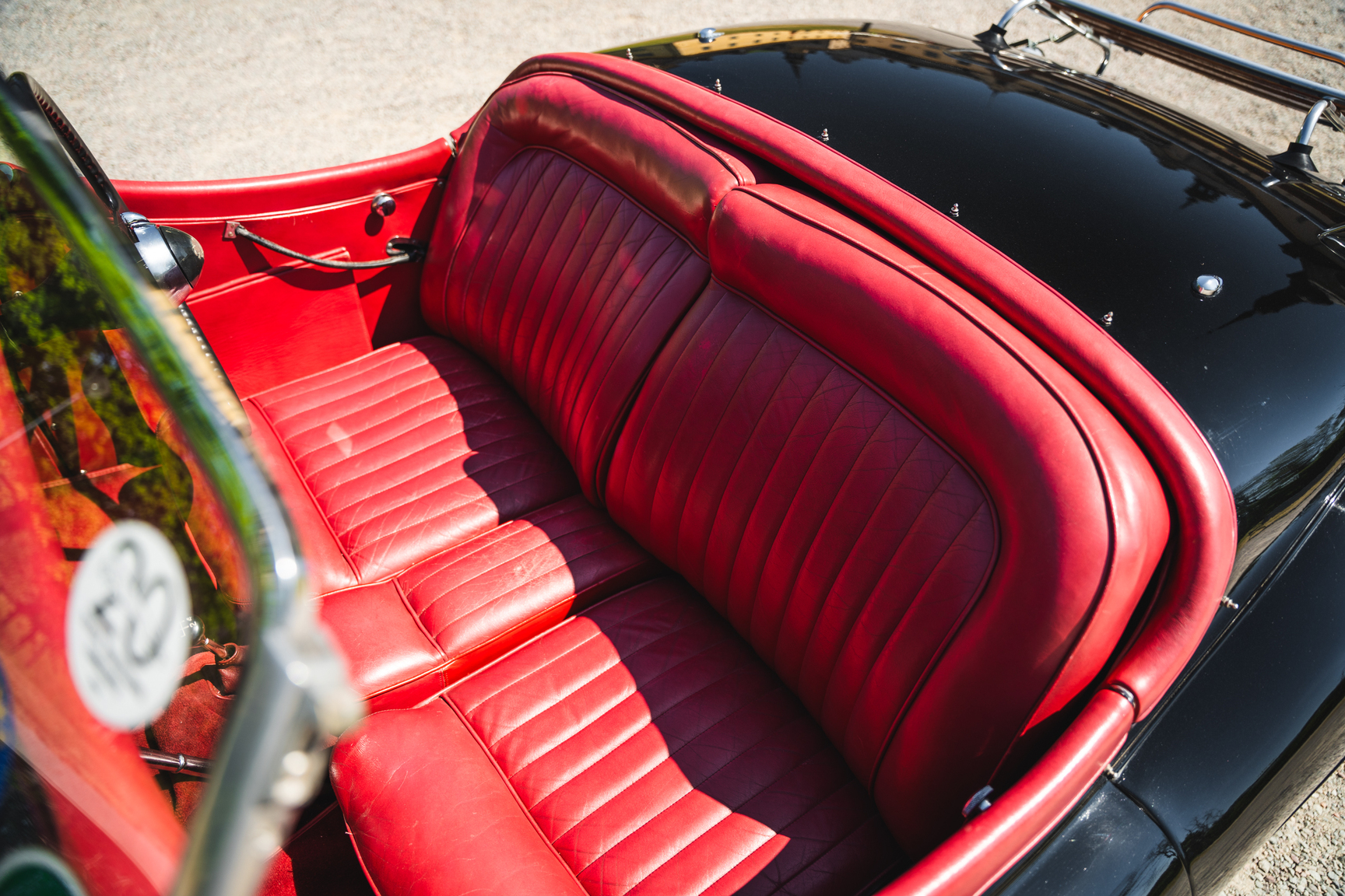 Interiörbild 1951 Jaguar XK 120