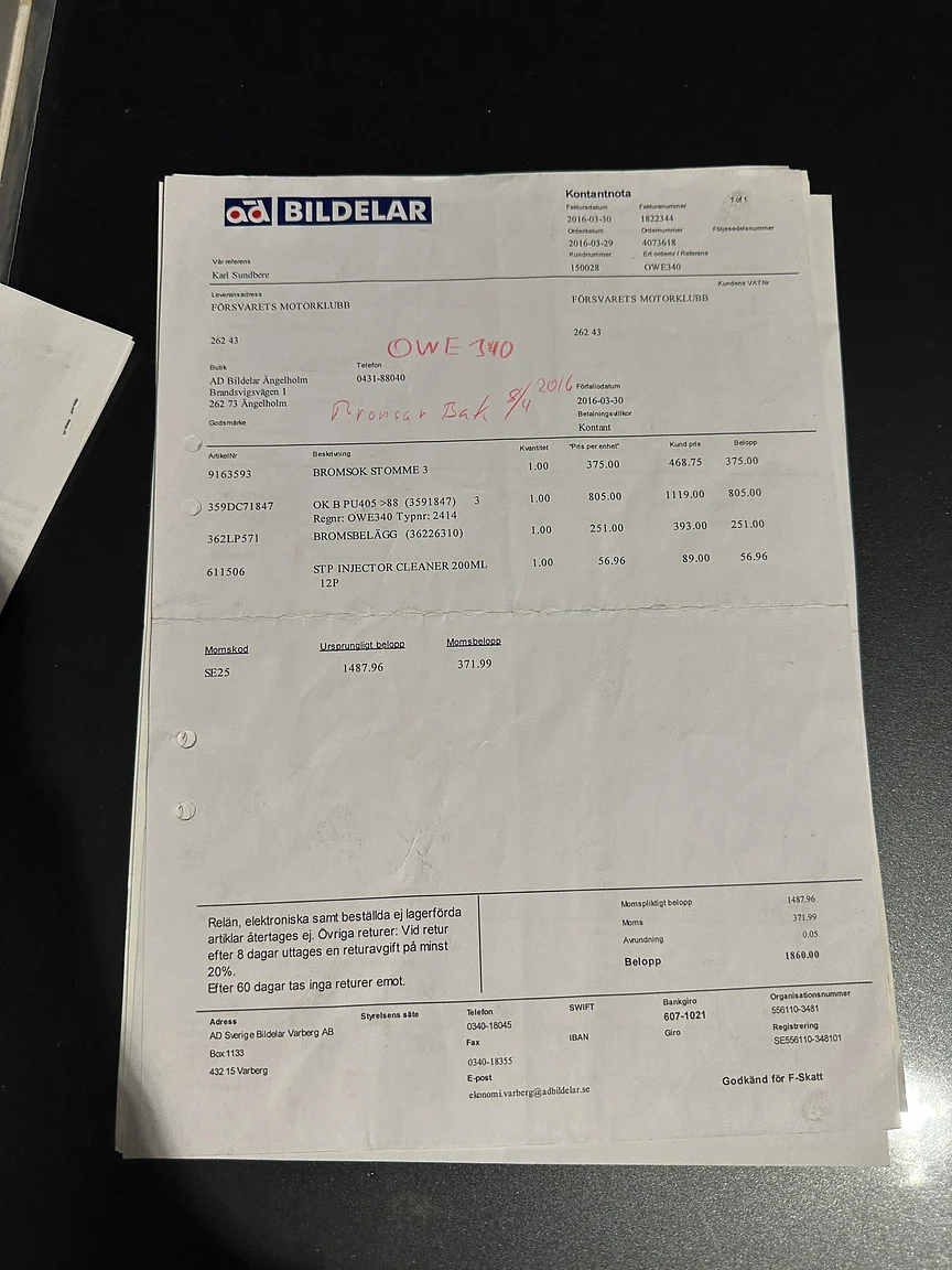 Documentation for 1991 Peugeot 405 Break SRI (27)