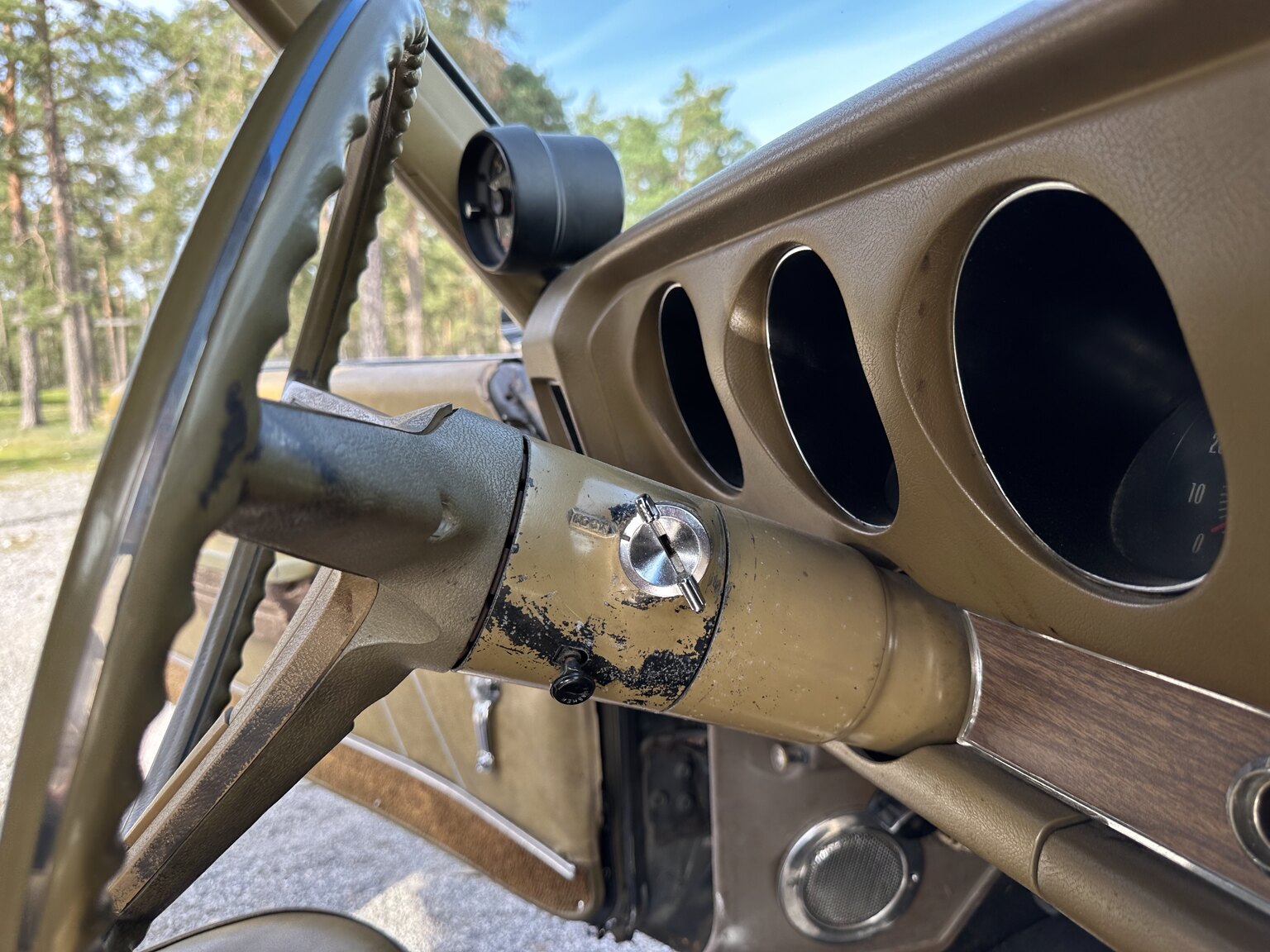 Interiörbild 1969 Pontiac GTO 406cid 