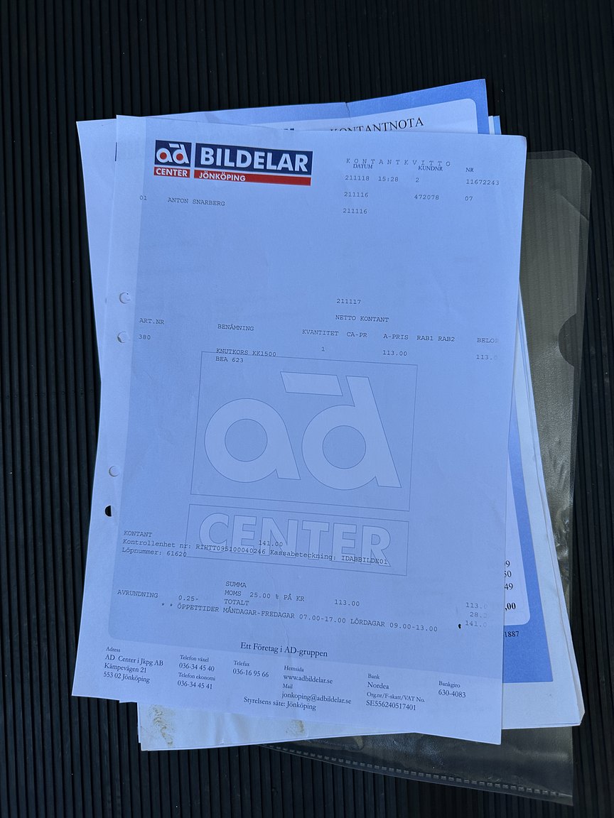 Documentation for 1967 Volvo 144 1.8 