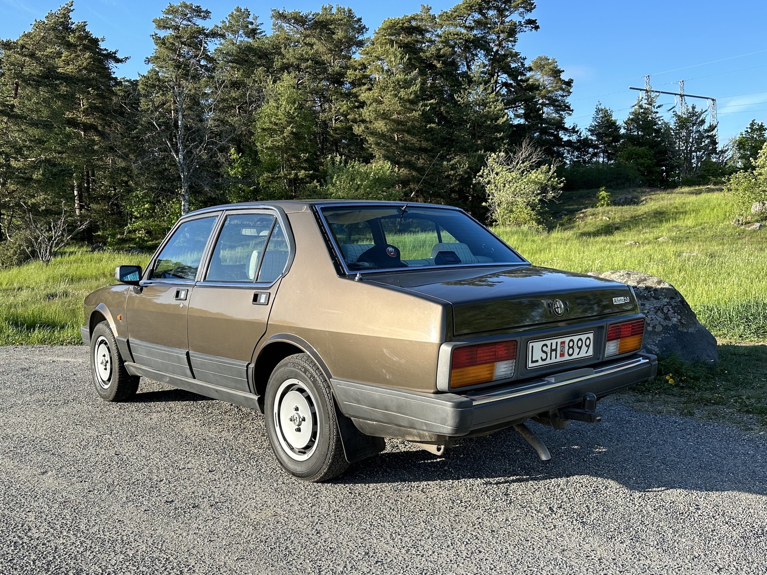 Exterior image of 1984 Alfa Romeo Alfetta 2000