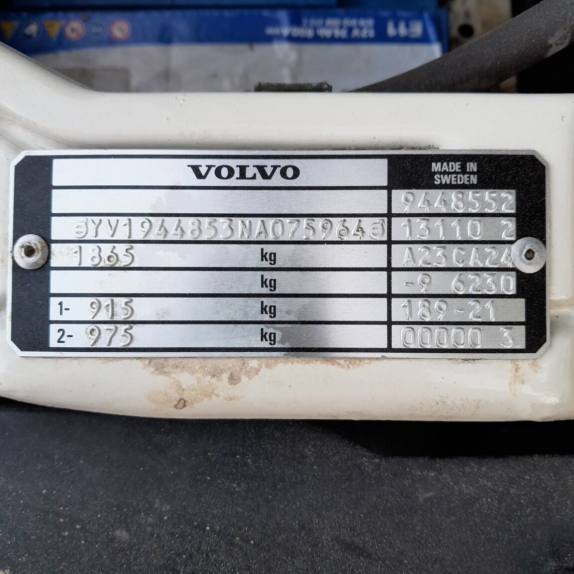 1992 Volvo 944 GL SE, Mekanik