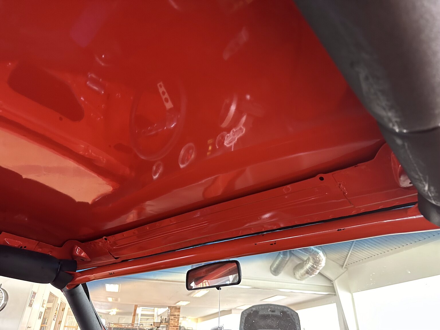 Interiörbild 1969 Ford Mustang Fastback Boss Race Car