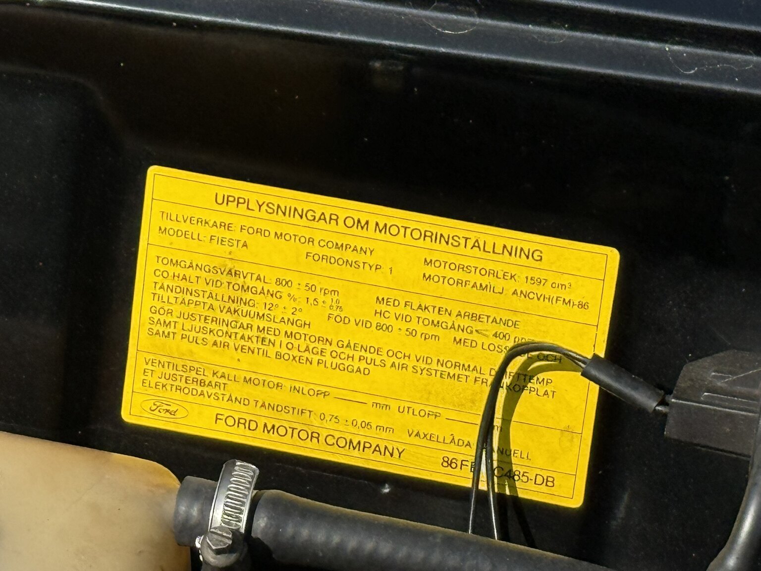 1988 Ford Fiesta XR2, Mekanik