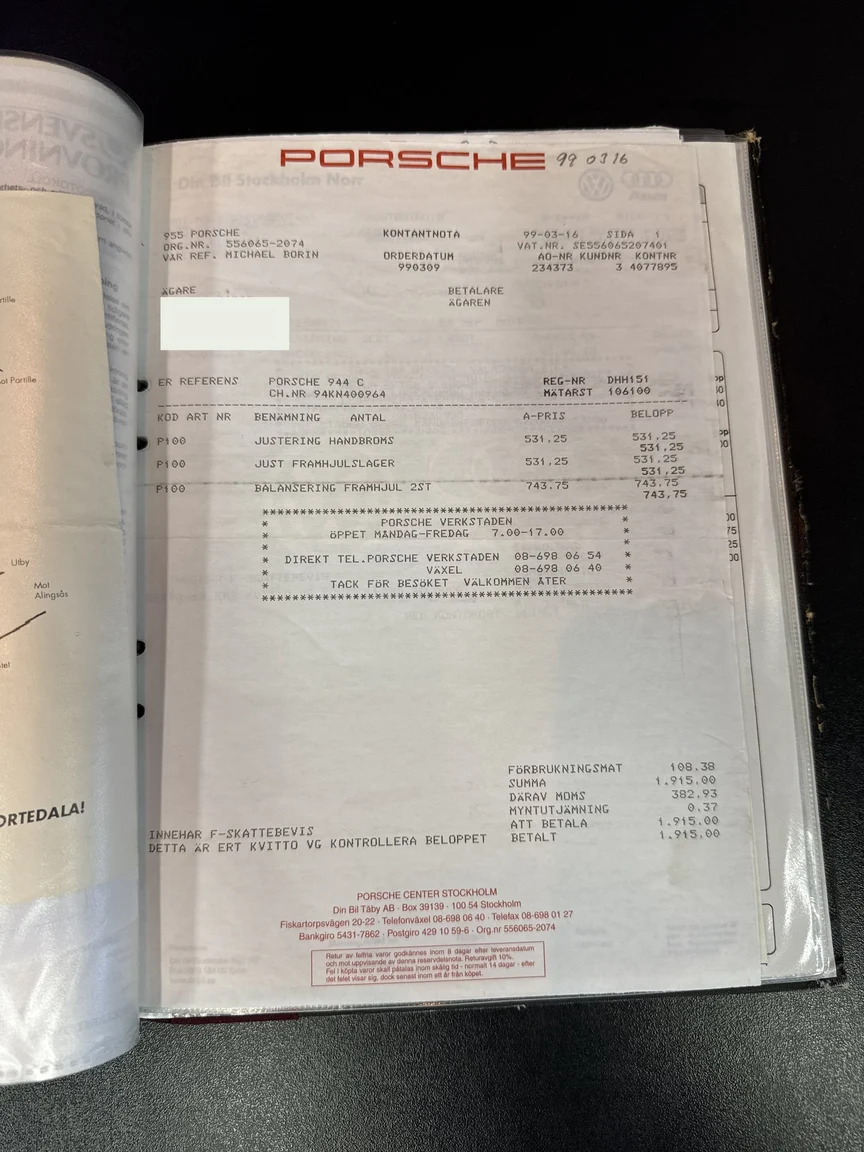 Dokumentation, 1989 Porsche 944 2.7 (9)