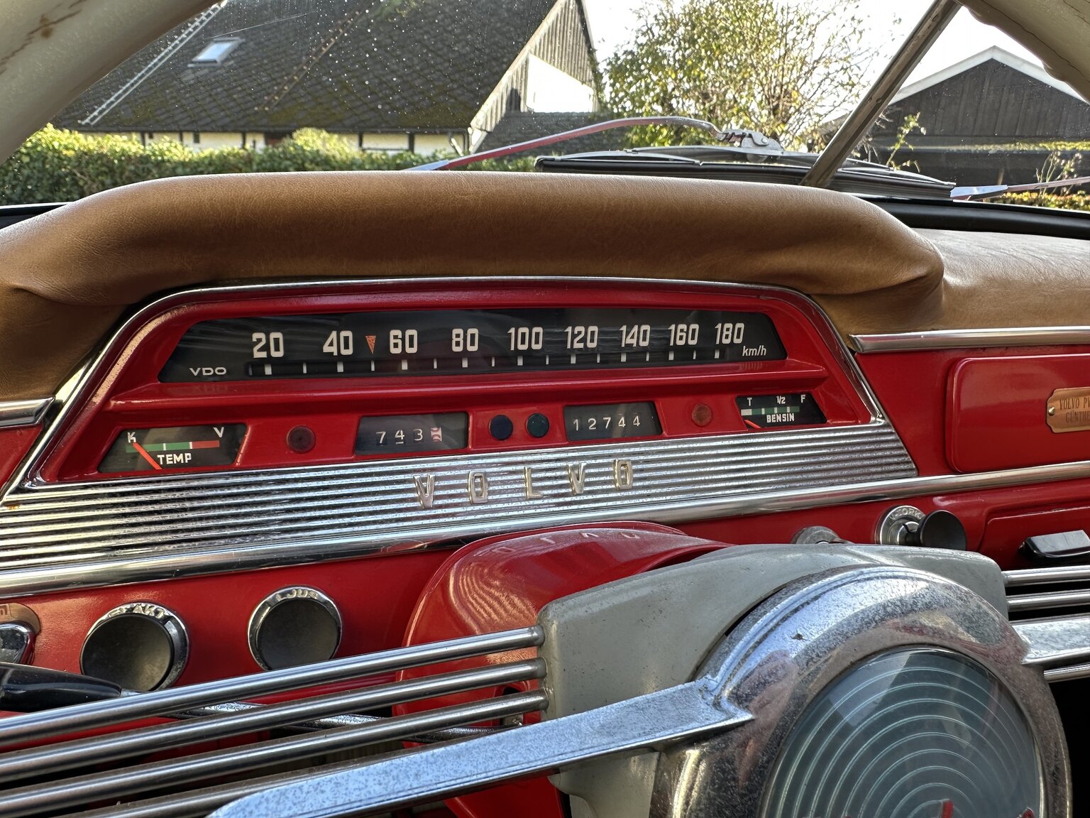 Innenraumfoto von 1965 Volvo PV Cabriolet