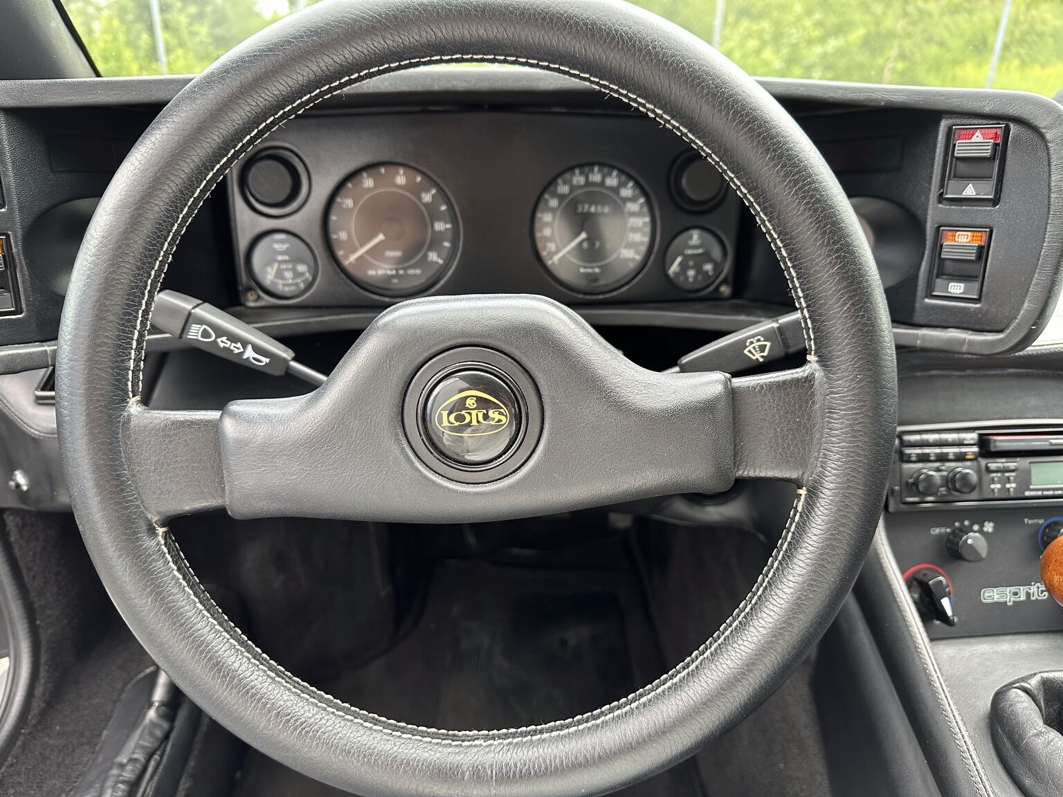 Interiörbild 1987 Lotus Esprit S3