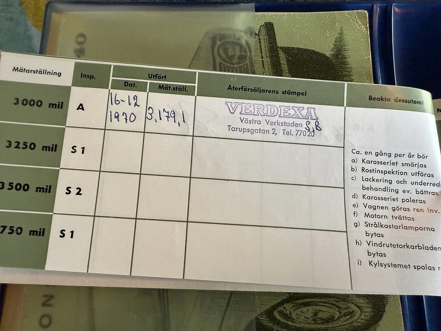 Documentation for 1970 Volvo 142 2.0 Automatic (14)