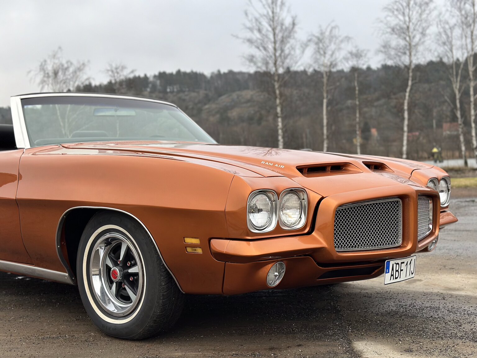 Exteriörbild på 1971 Pontiac GTO 455 HO Convertible 
