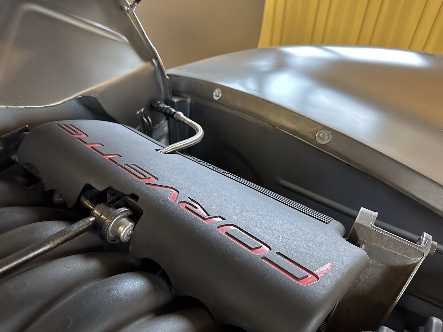 Image of 1939 Custom Ford Fordor "Forvette" mechanics