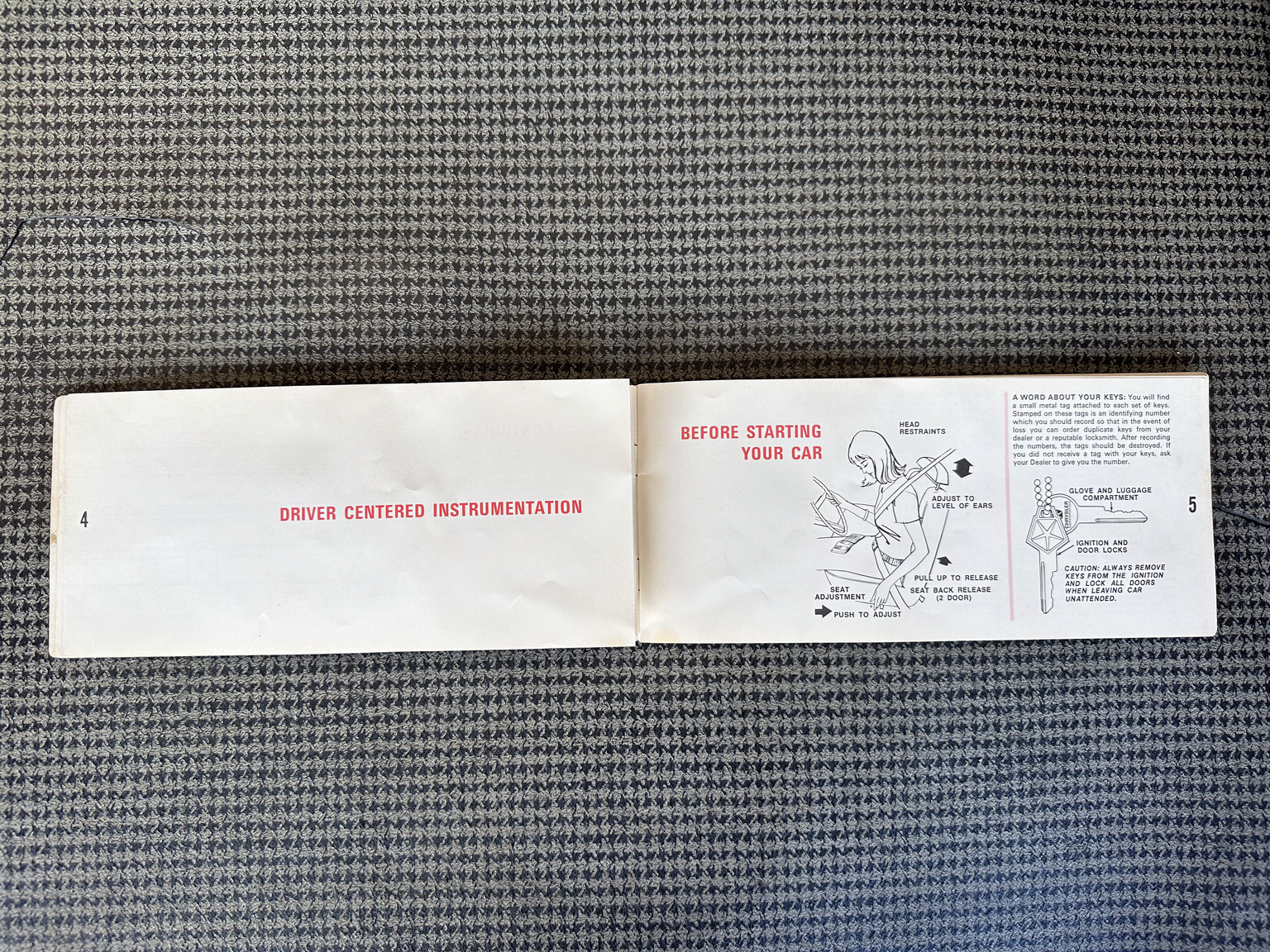 Documentation for 1969 Dodge Dart Swinger 340