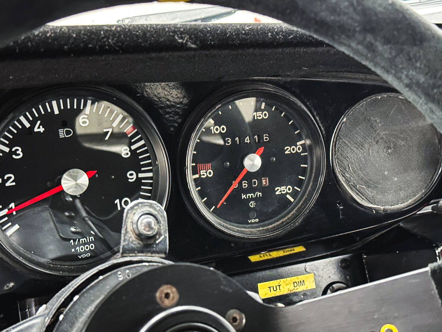 Interiörbild 1971 Porsche 911 RSR Tribute
