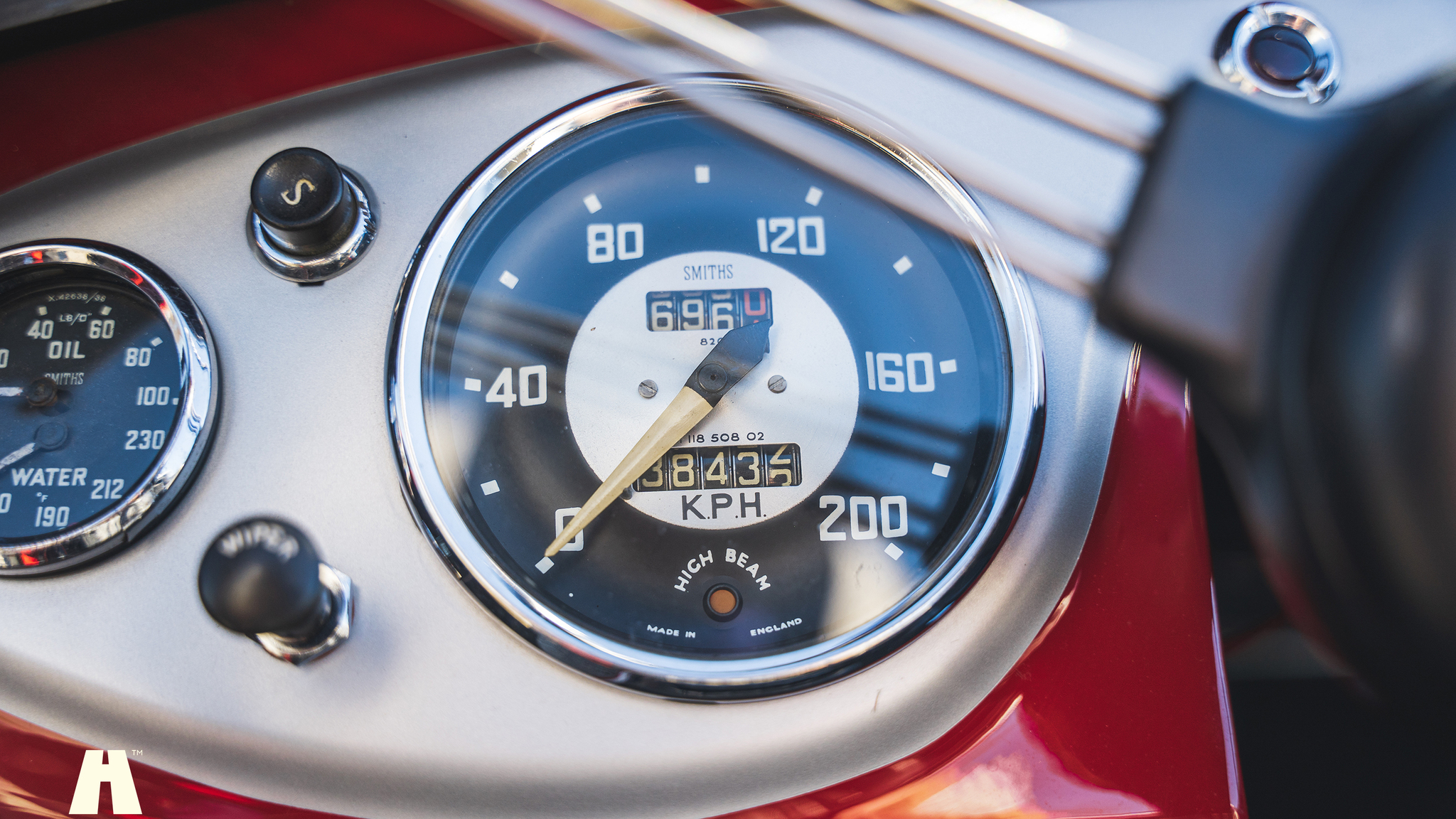 Innenraumfoto von 1954 Austin Healey 100 BN1 (16)