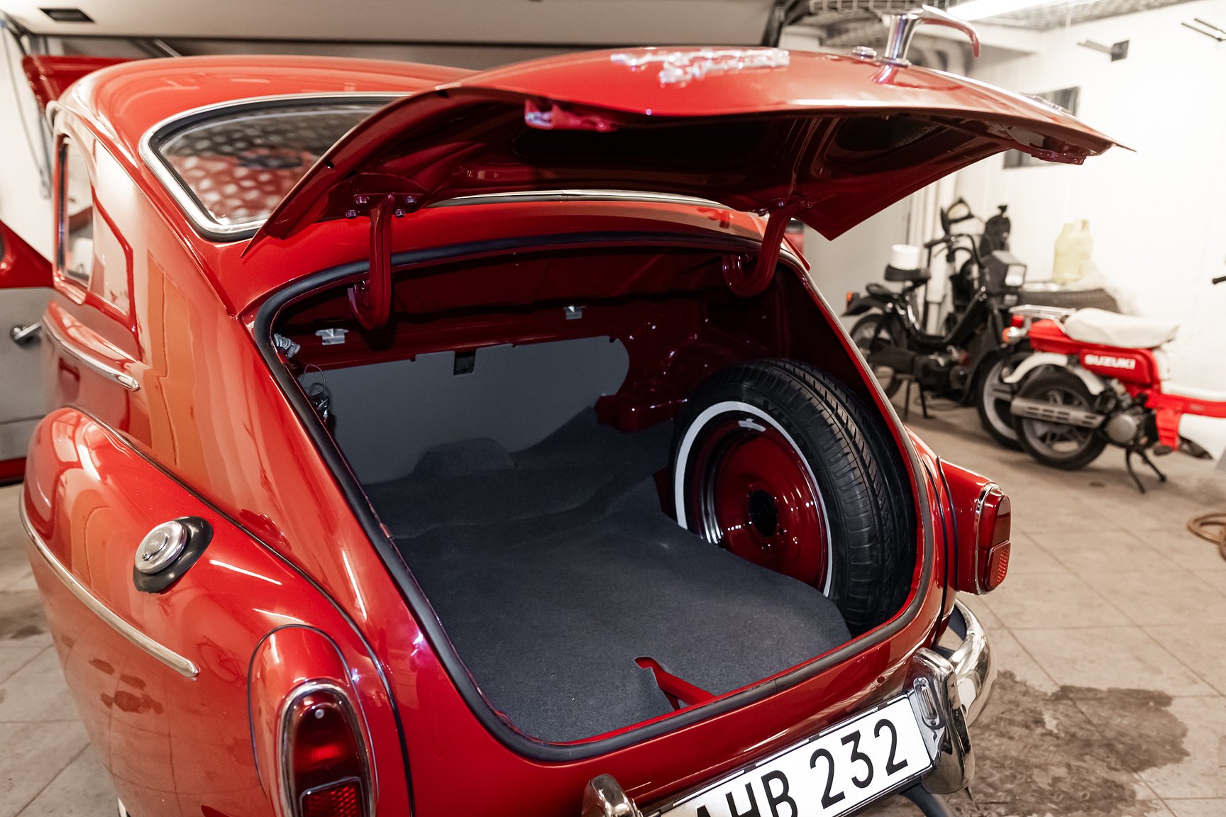 Interiörbild 1962 Volvo PV 544 B18 Sport