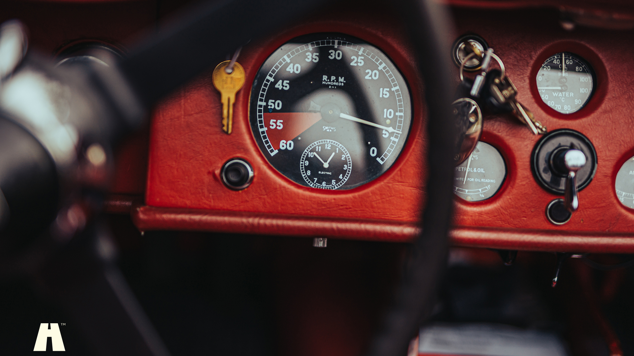 Innenraumfoto von 1951 Jaguar XK120