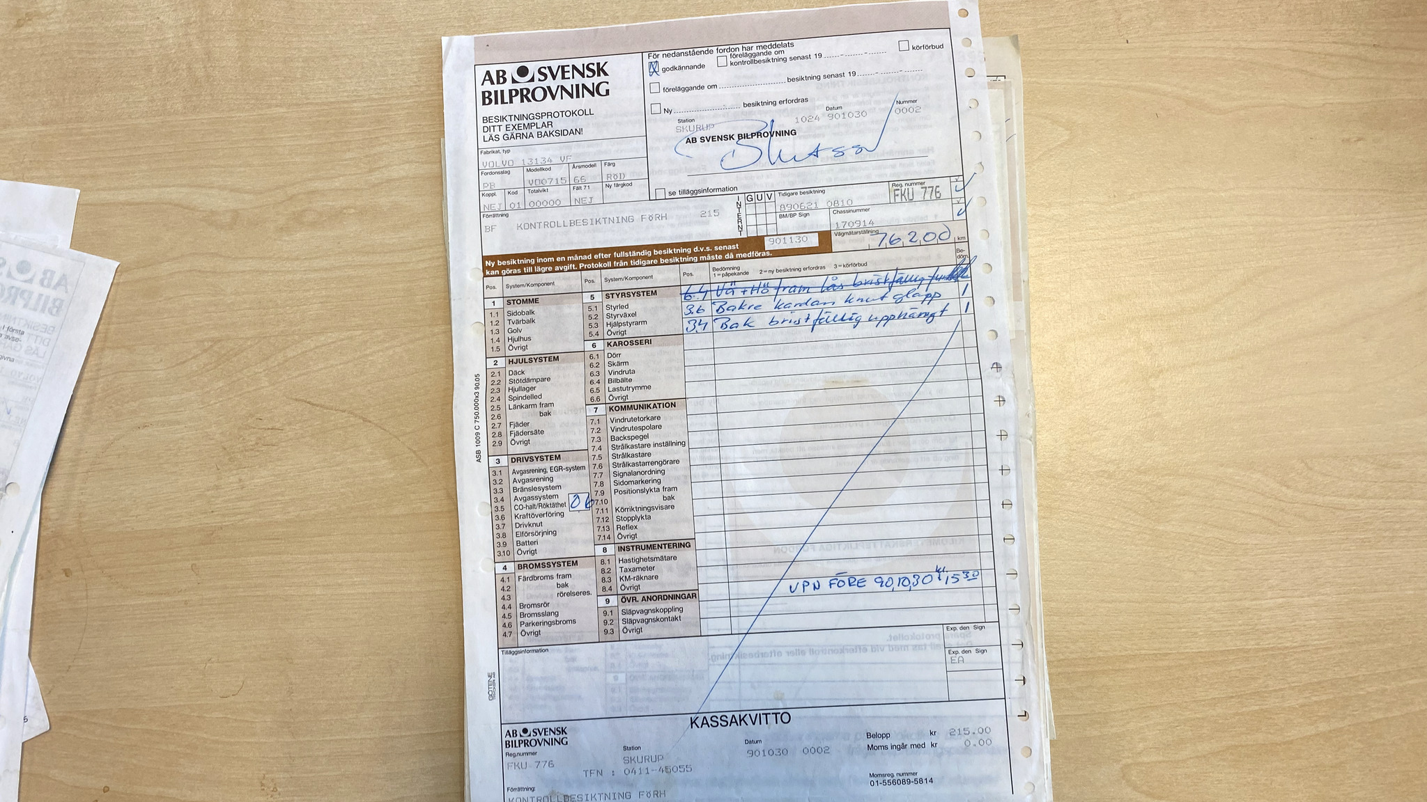 Documentation for 1966 Volvo Amazon (45)