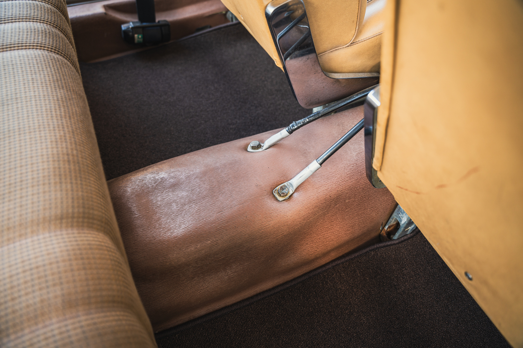 Innenraumfoto von 1966 Mercedes-Benz 200 D "Heckflosse"
