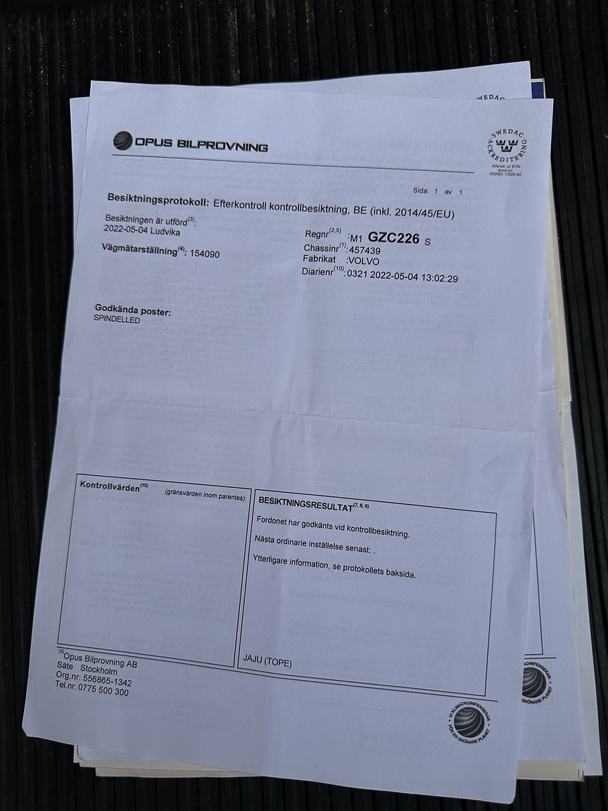 Dokumentation, 1974 Volvo 142 2.0