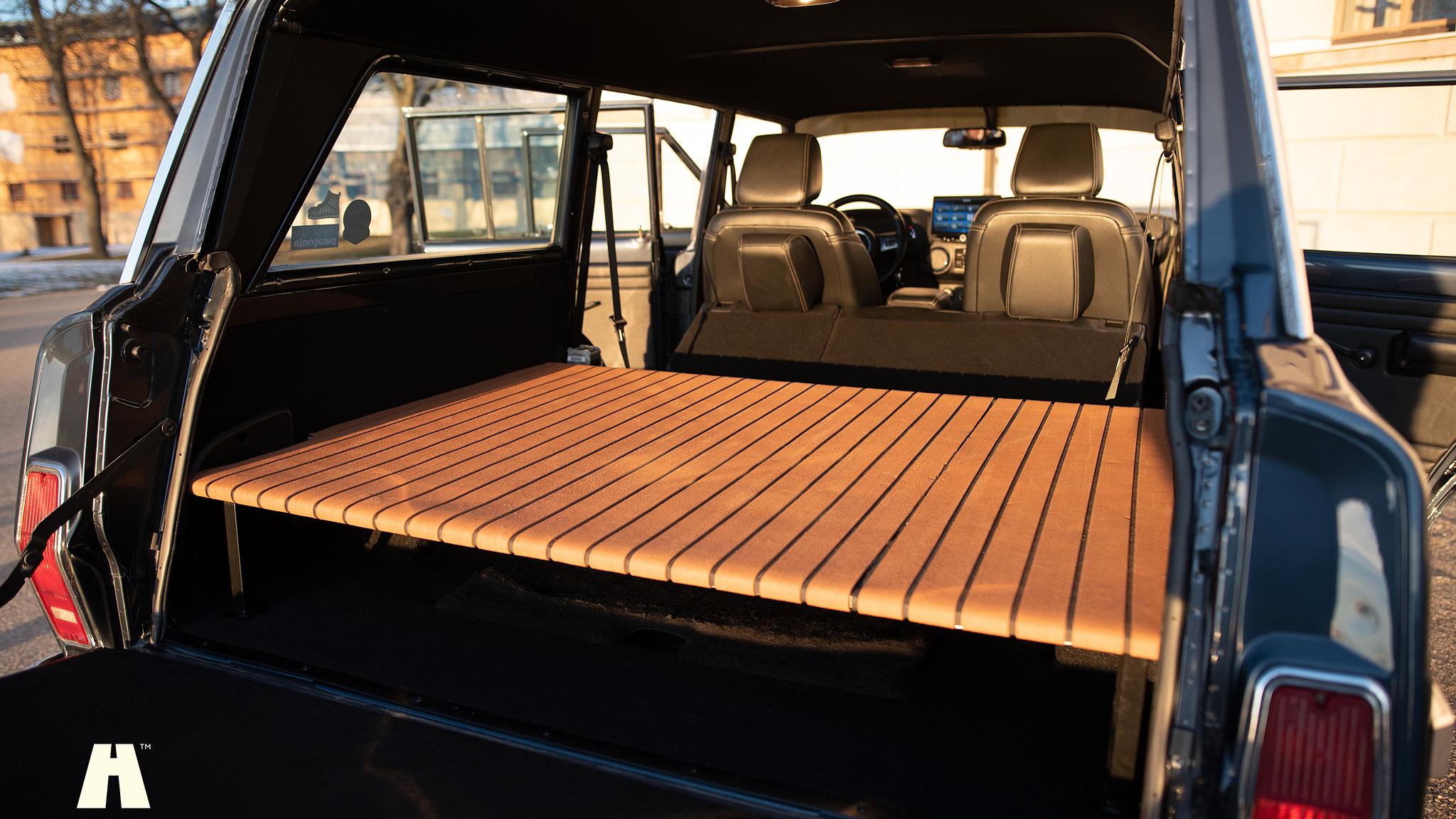 Interior image of 2015 Woodland Restomod Grand Wagoneer #002 Euro 6