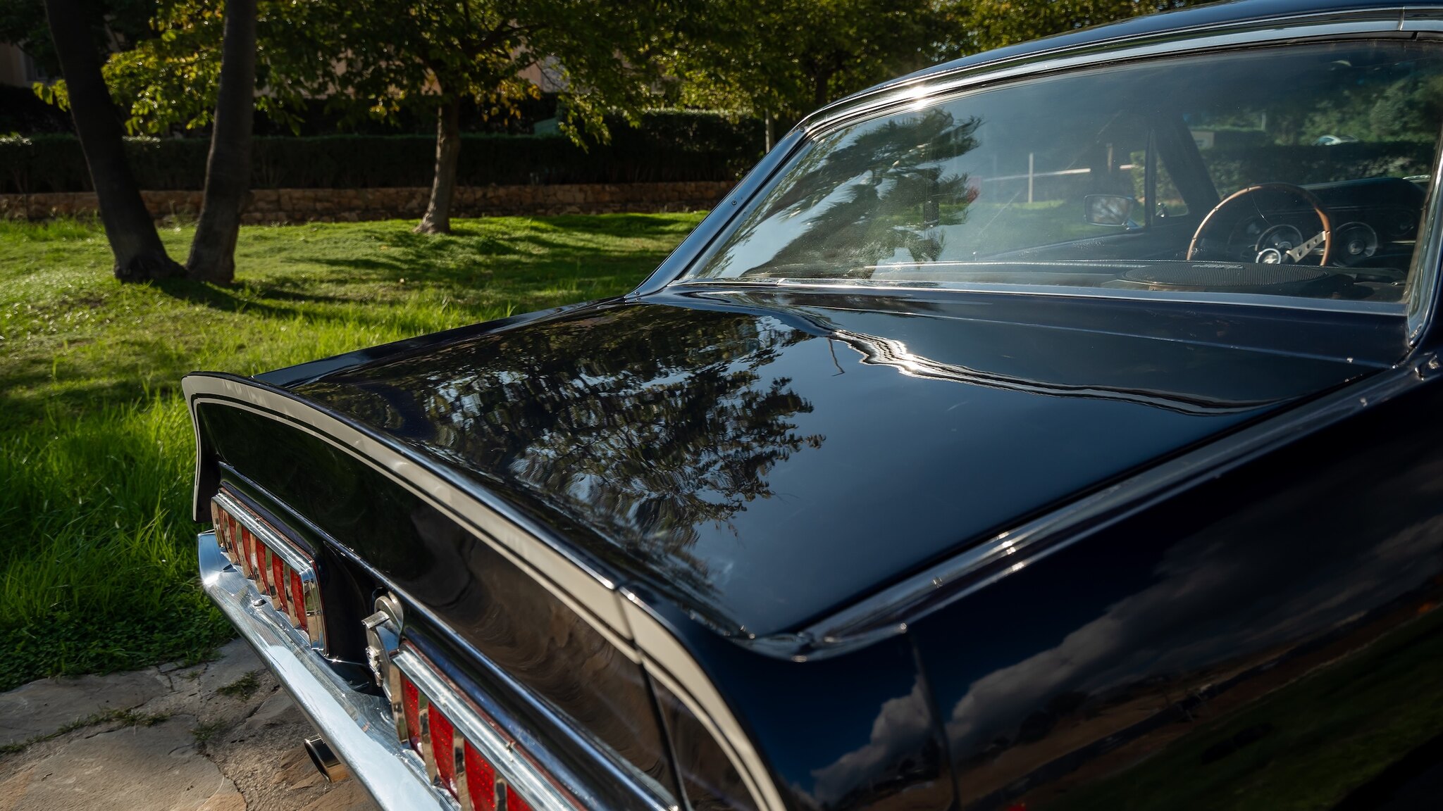 Exteriörbild på 1968 Ford Mustang GTA S-Code