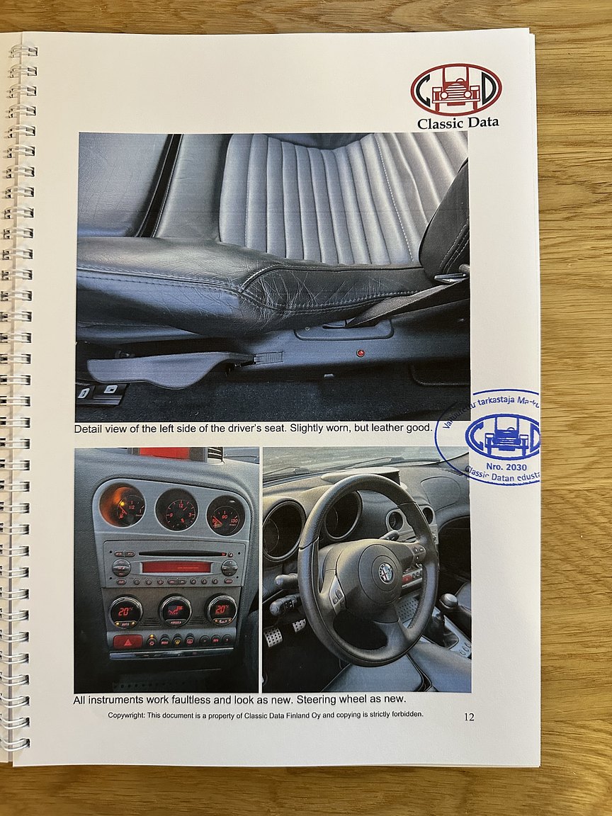 Documentation for 2004 Alfa Romeo 156 GTA