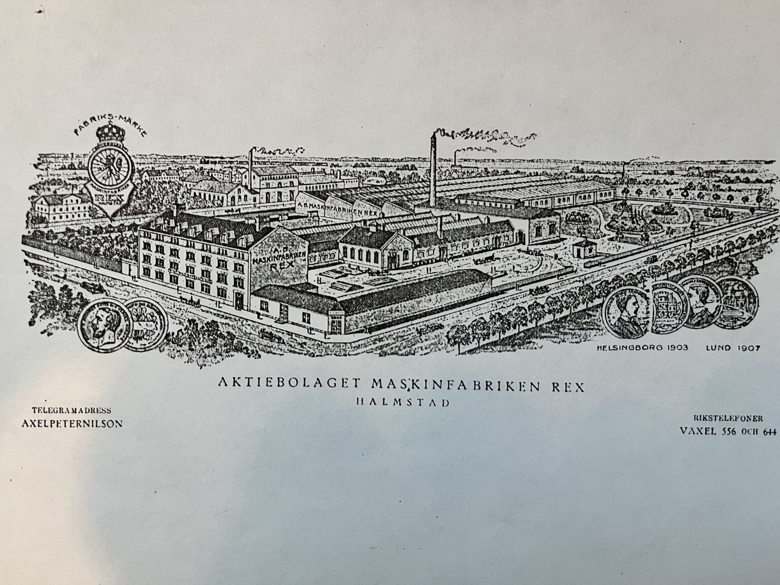 Dokumentation för 1929 REX 500cc