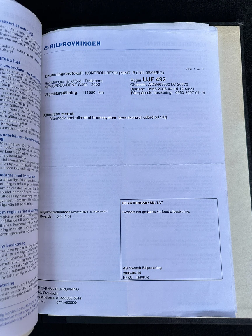 Dokumentation, 2002 Mercedes-Benz G400  (42)