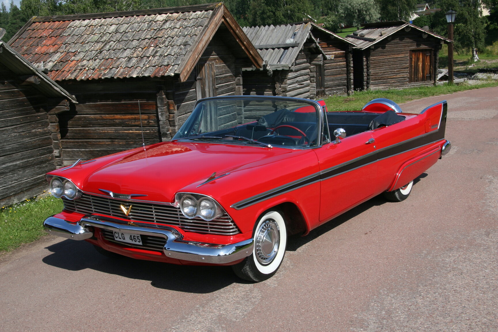 Exteriörbild på 1958 Plymouth Belvedere Convertible