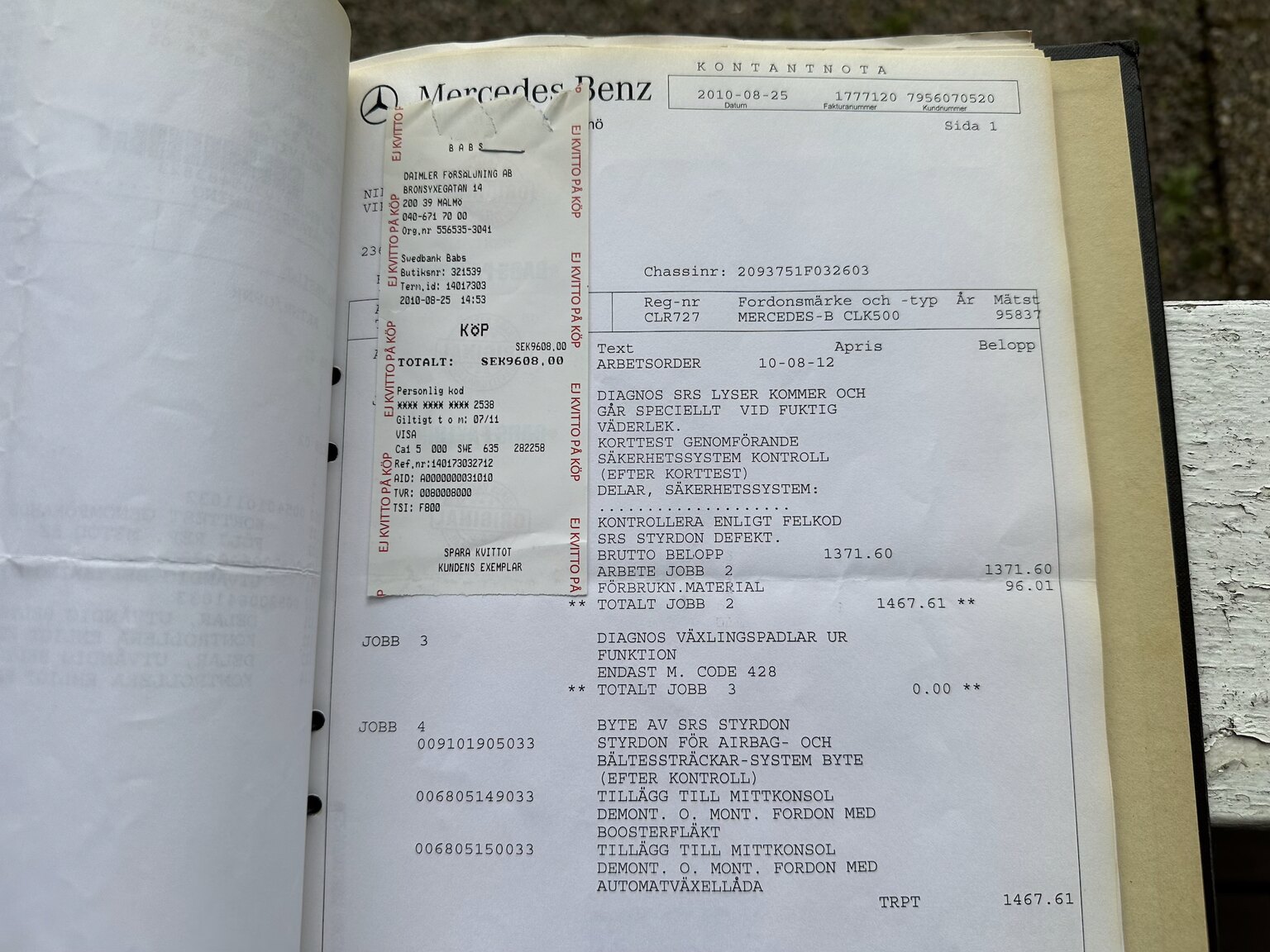 Dokumentation, 2003 Mercedes CLK 500 (37)