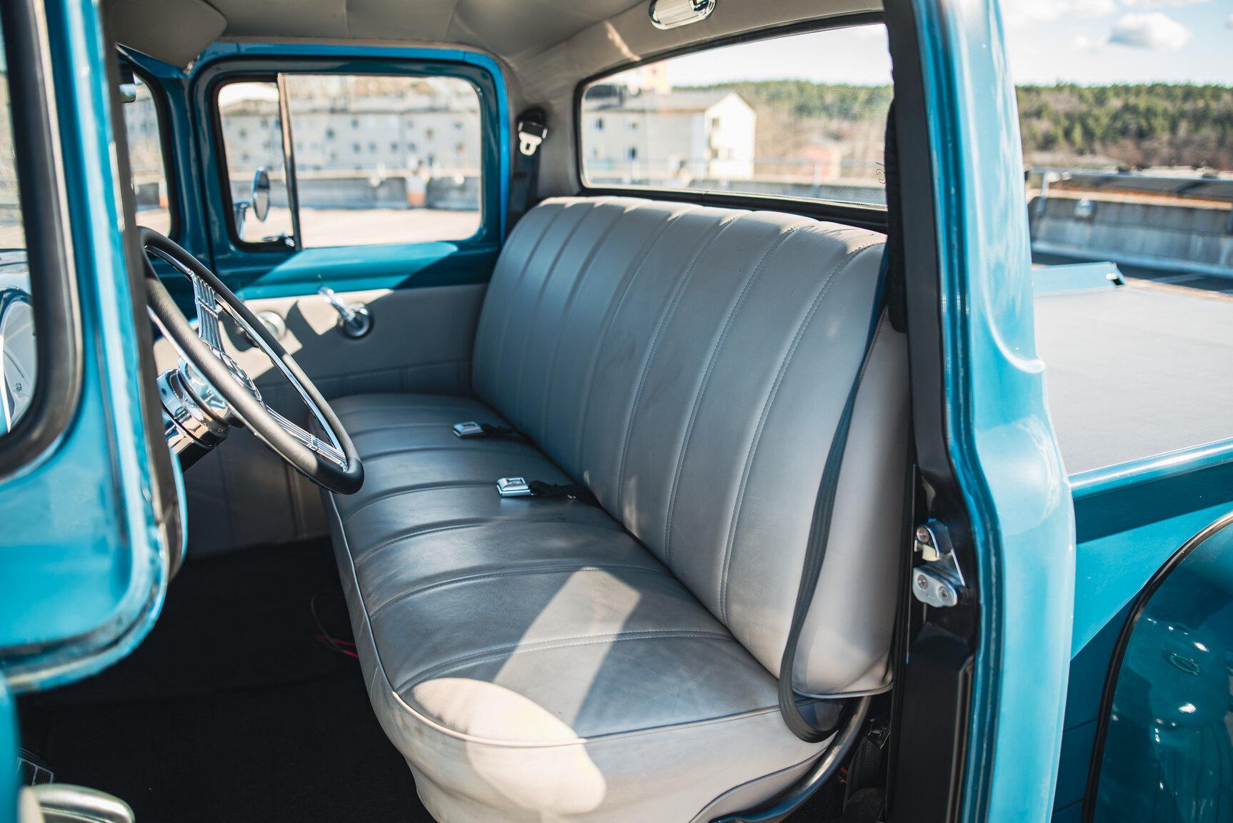 Interiörbild 1956 FORD F100 Electric