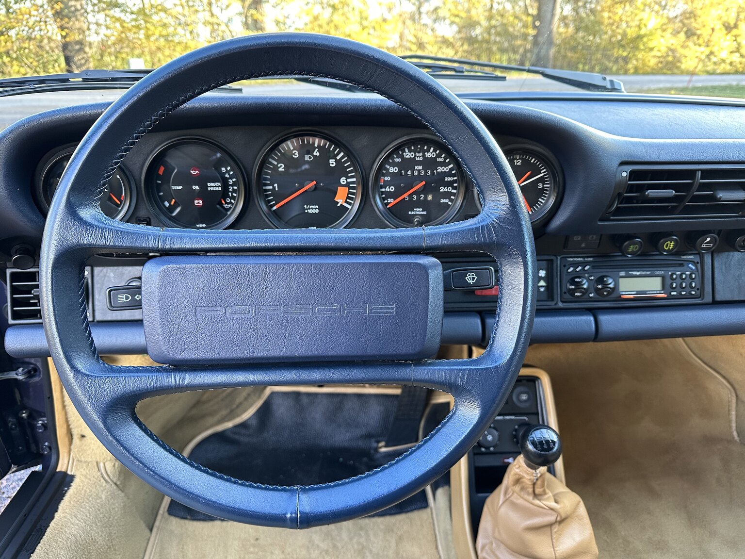 Innenraumfoto von 1986 Porsche 911 Carrera 3.2