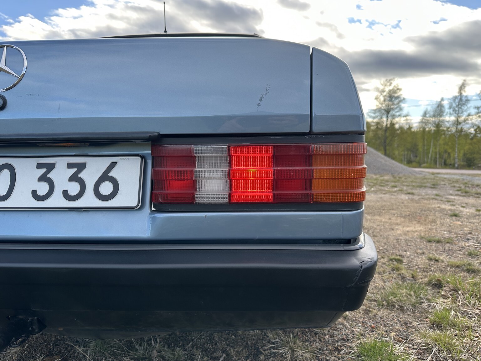 Exterior image of 1988 Mercedes-Benz 190 E