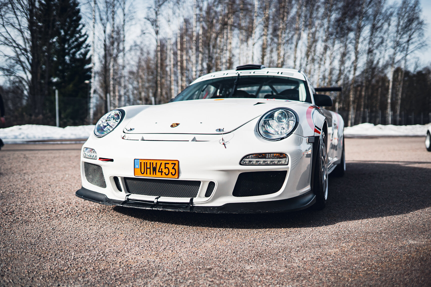 Exteriörbild på 2011 Porsche 911 GT3 Rally Car