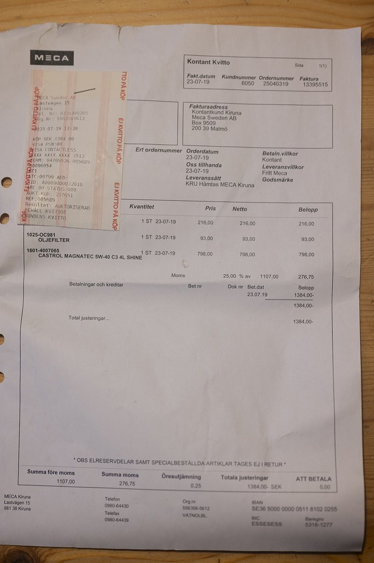 Dokumentation för 1992 SAAB 900 S – NO RESERVE