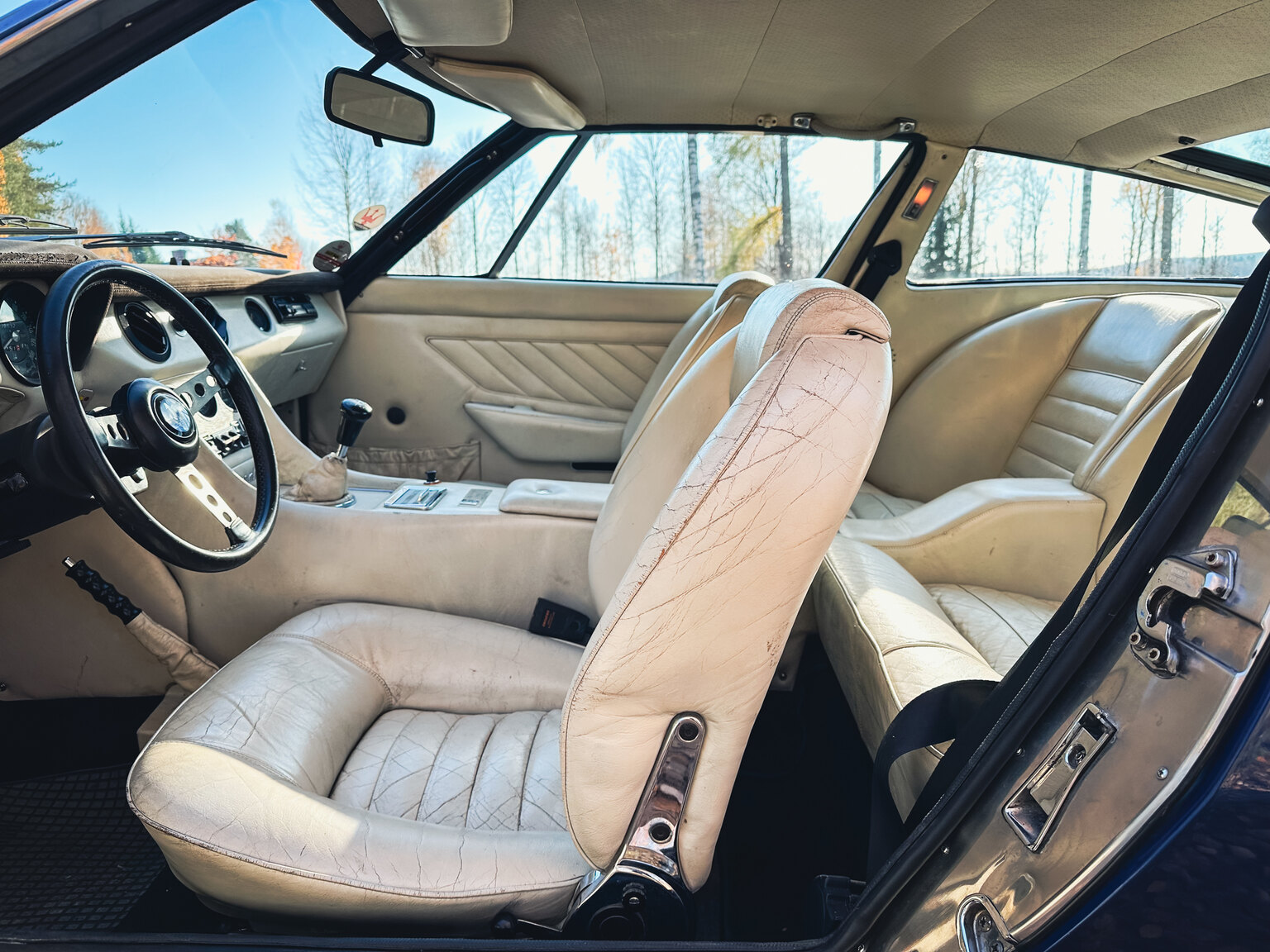 Interiörbild 1973 Maserati Indy