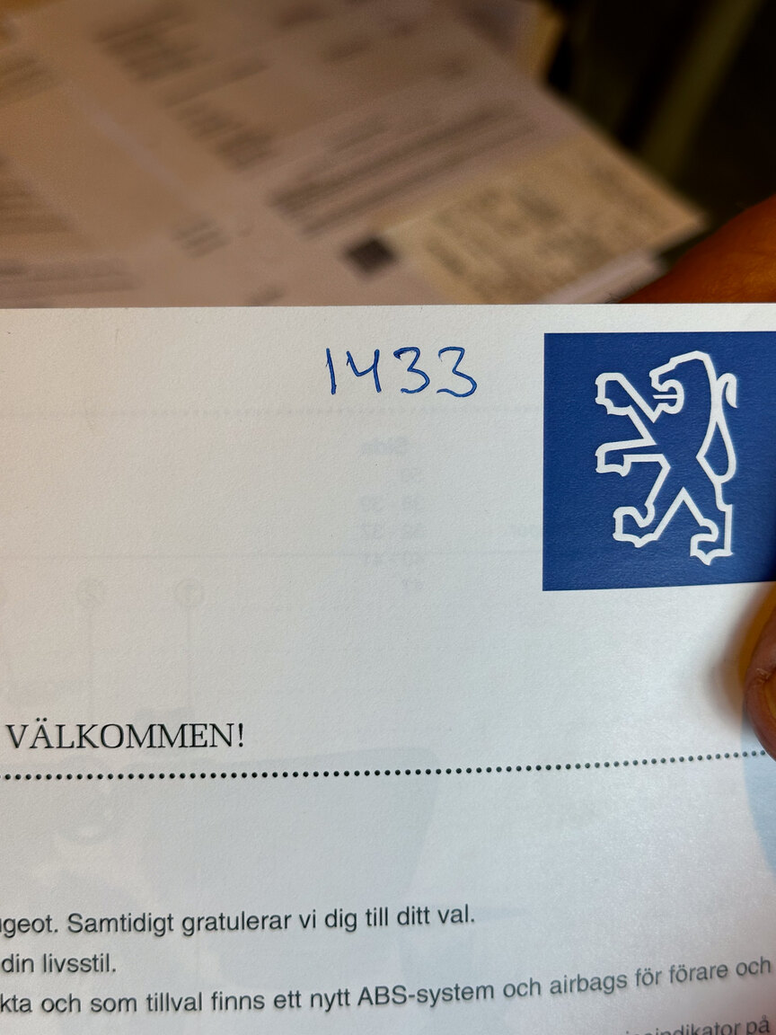 Documentation for 1997 Peugeot 306 Cabriolet