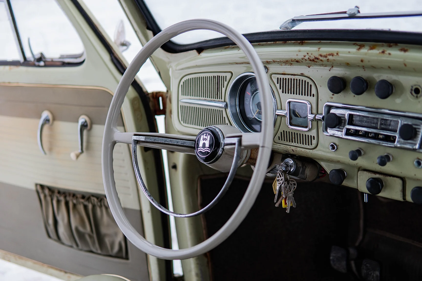 Interiörbild 1959 Volkswagen 1200 (47)