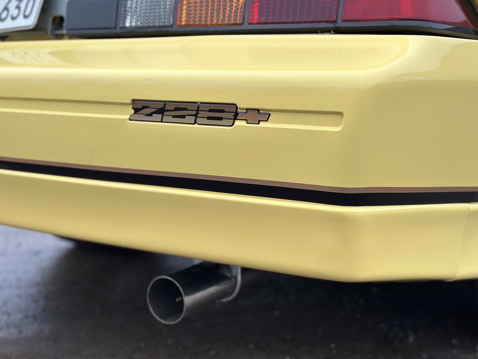 Exterior image of 1987 Chevrolet Camaro Z28