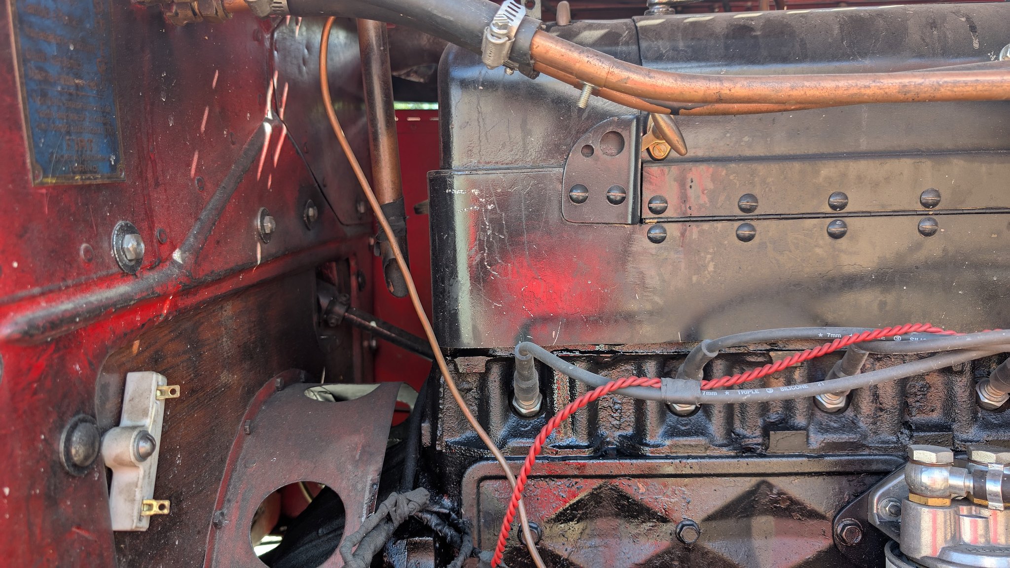 Image of 1929 FIAT 321C (521c) "Flying Fiona" mechanics