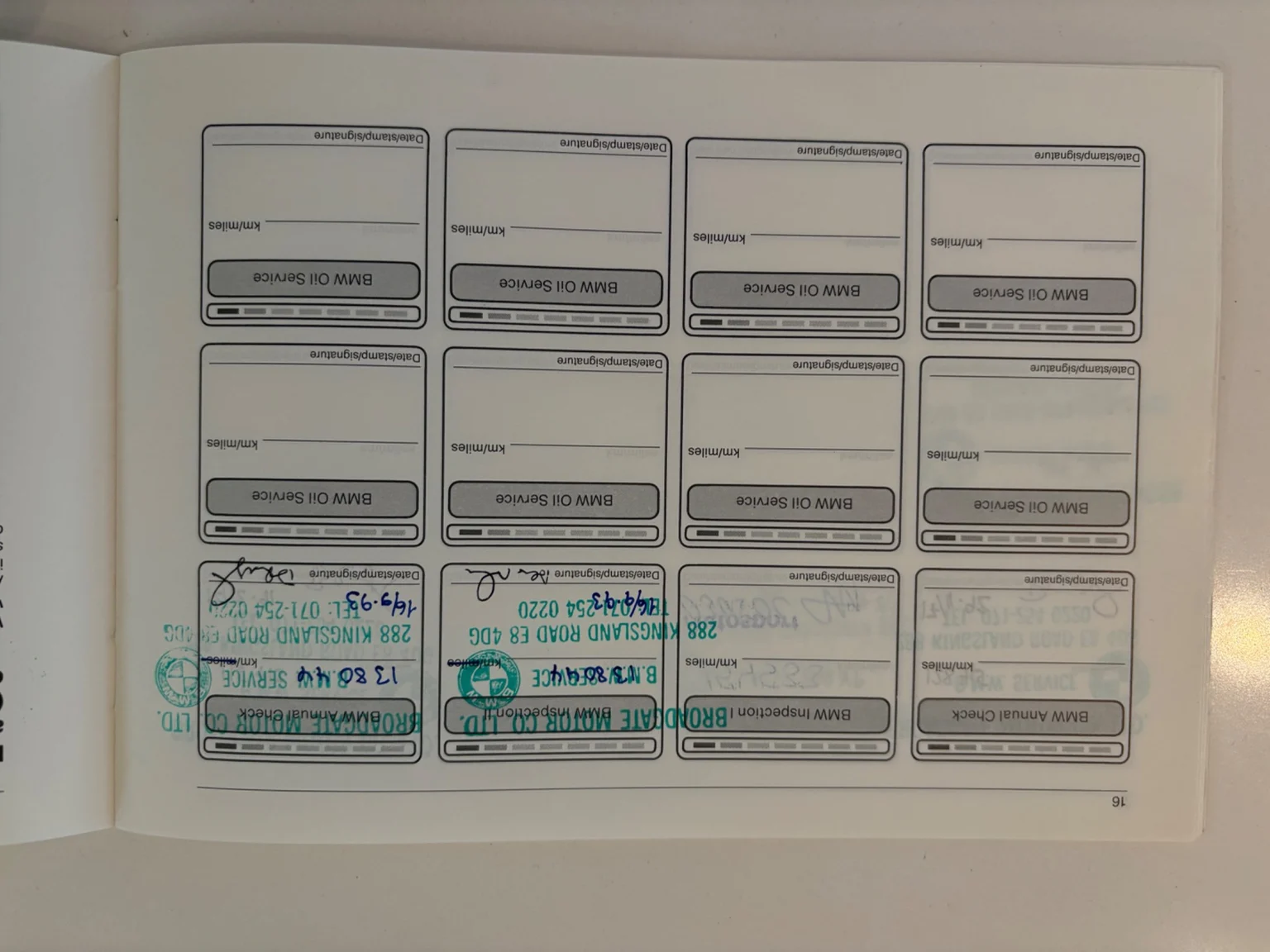 Dokumentation, 1988 BMW 730iA (4)