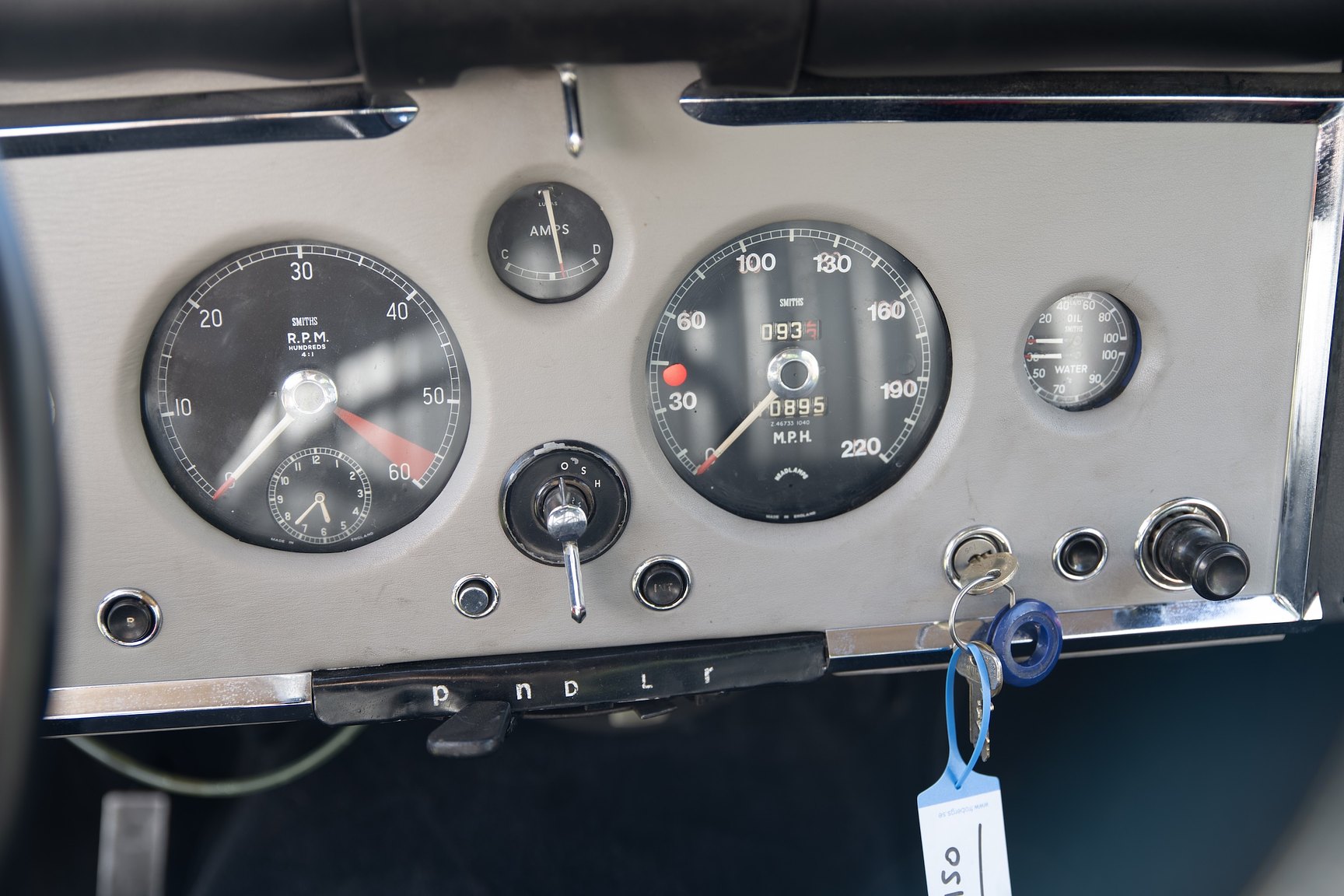 Interior image of 1959 Jaguar XK 150