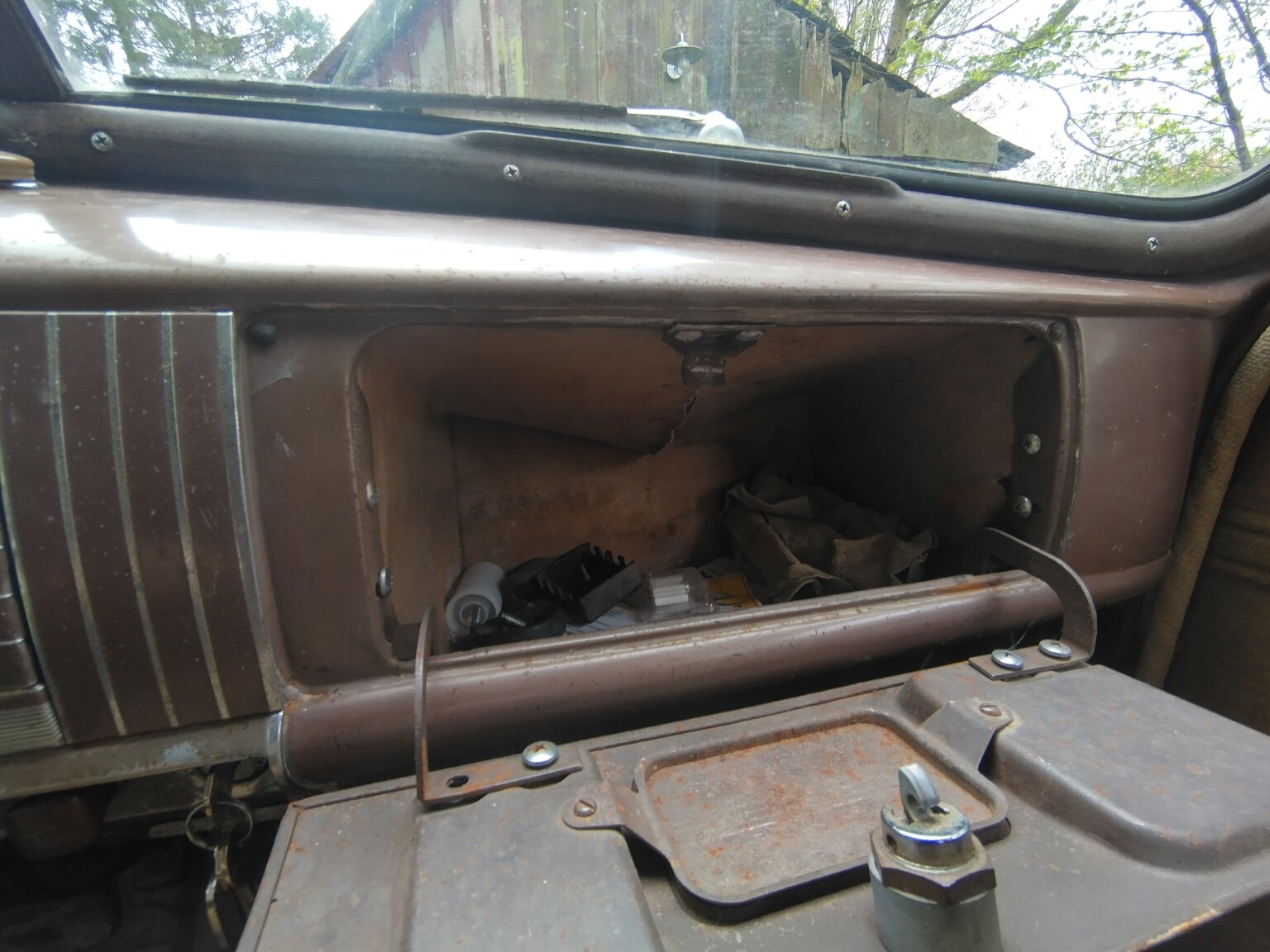 Interiörbild 1939 Chevrolet Master De Luxe Sedan Sport
